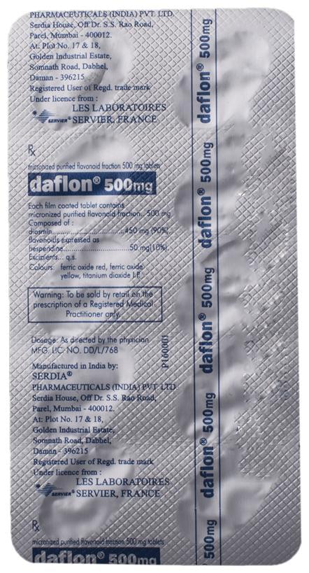 Daflon 500mg Tablet - Image 2