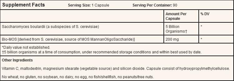 Jarrow Formulas Saccharomyces Boulardii+MOS Capsule | For Intestinal Support - Image 2