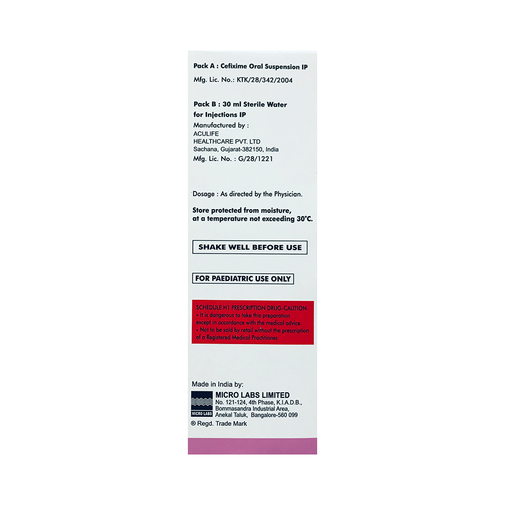 Ritecef-O 100 Dry Syrup - Image 2