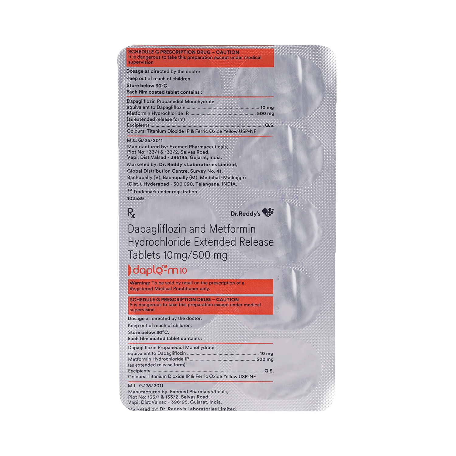 Daplo M 10mg/500mg Tablet - Image 5