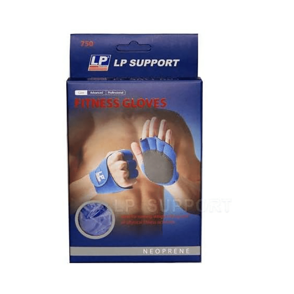 LP 750 Fitness Gloves (Pair) Small Blue - Image 2
