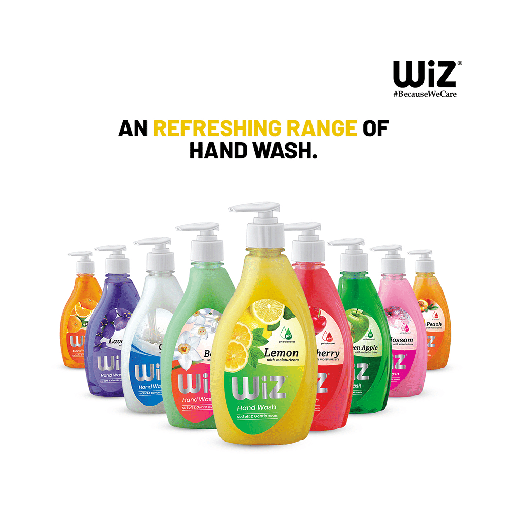 Wiz pH Balanced Hand Wash Refill Pack (5L Each) Lemon - Image 6