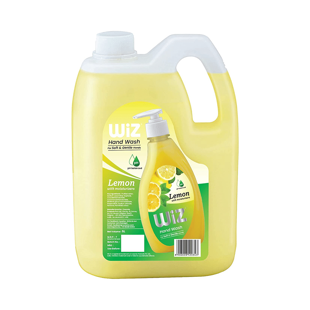 Wiz pH Balanced Hand Wash Refill Pack  (5L Each) Lemon