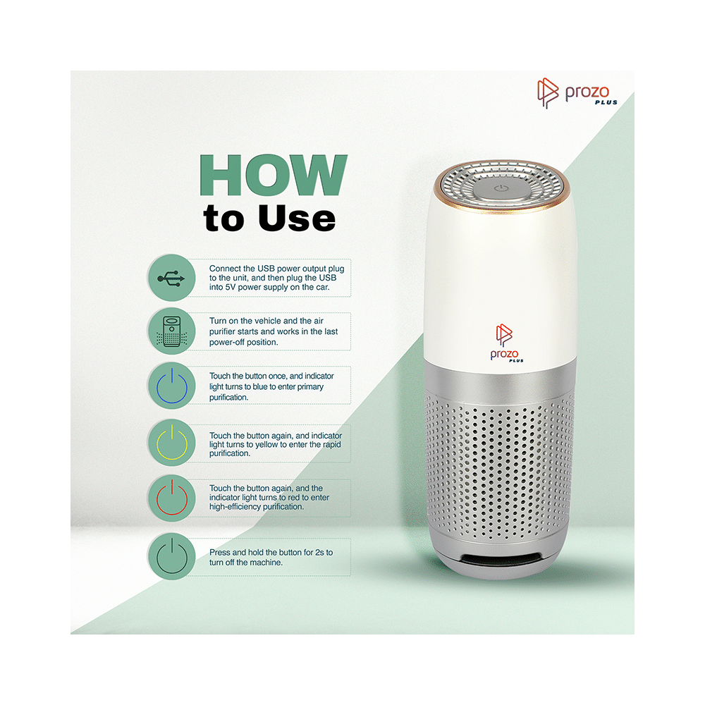 Prozo Plus Air Purifier with HEPA Filter - Image 12