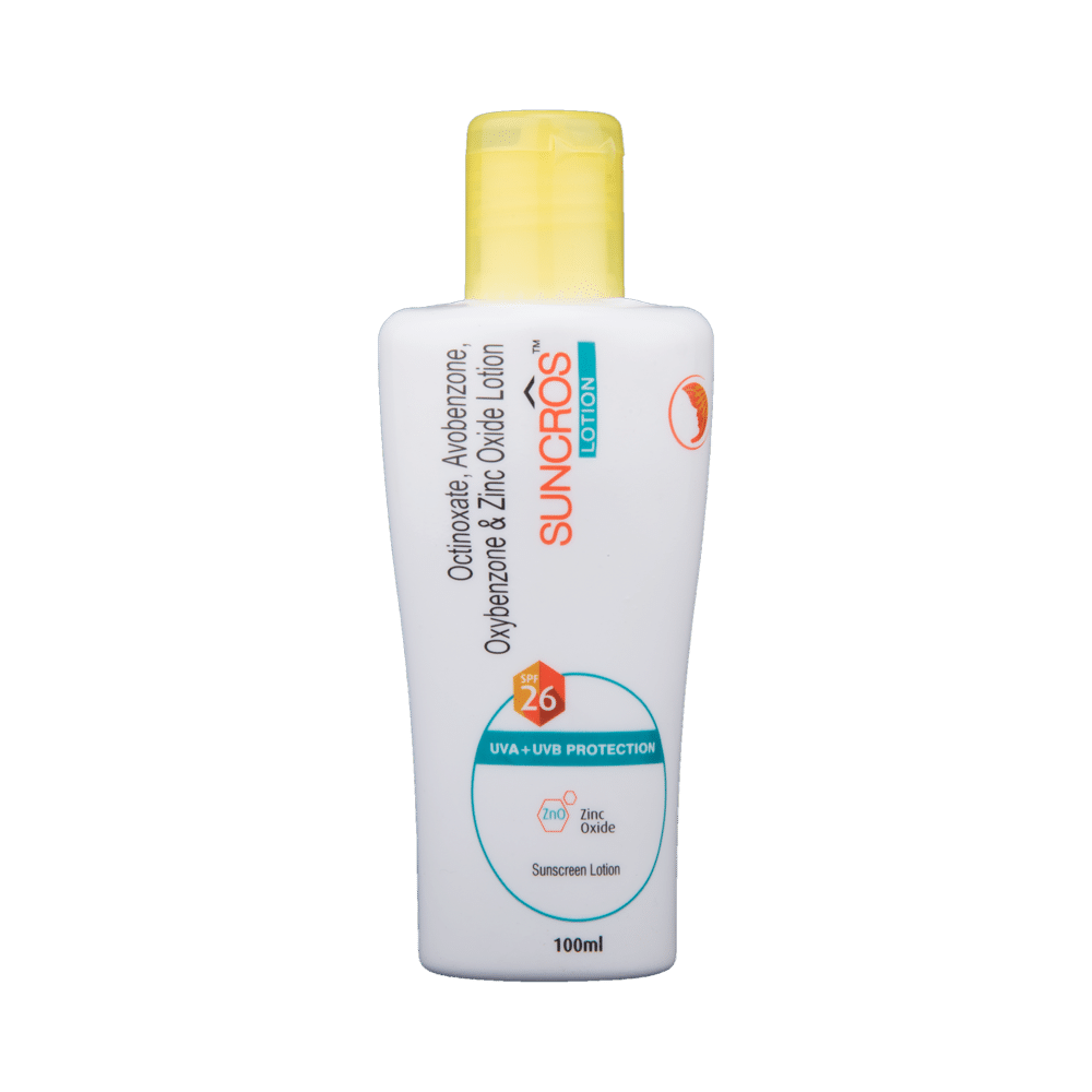 Suncros Sunscreen Lotion SPF 26 | With Zinc Oxide for UVA/UVB Protection - Image 4
