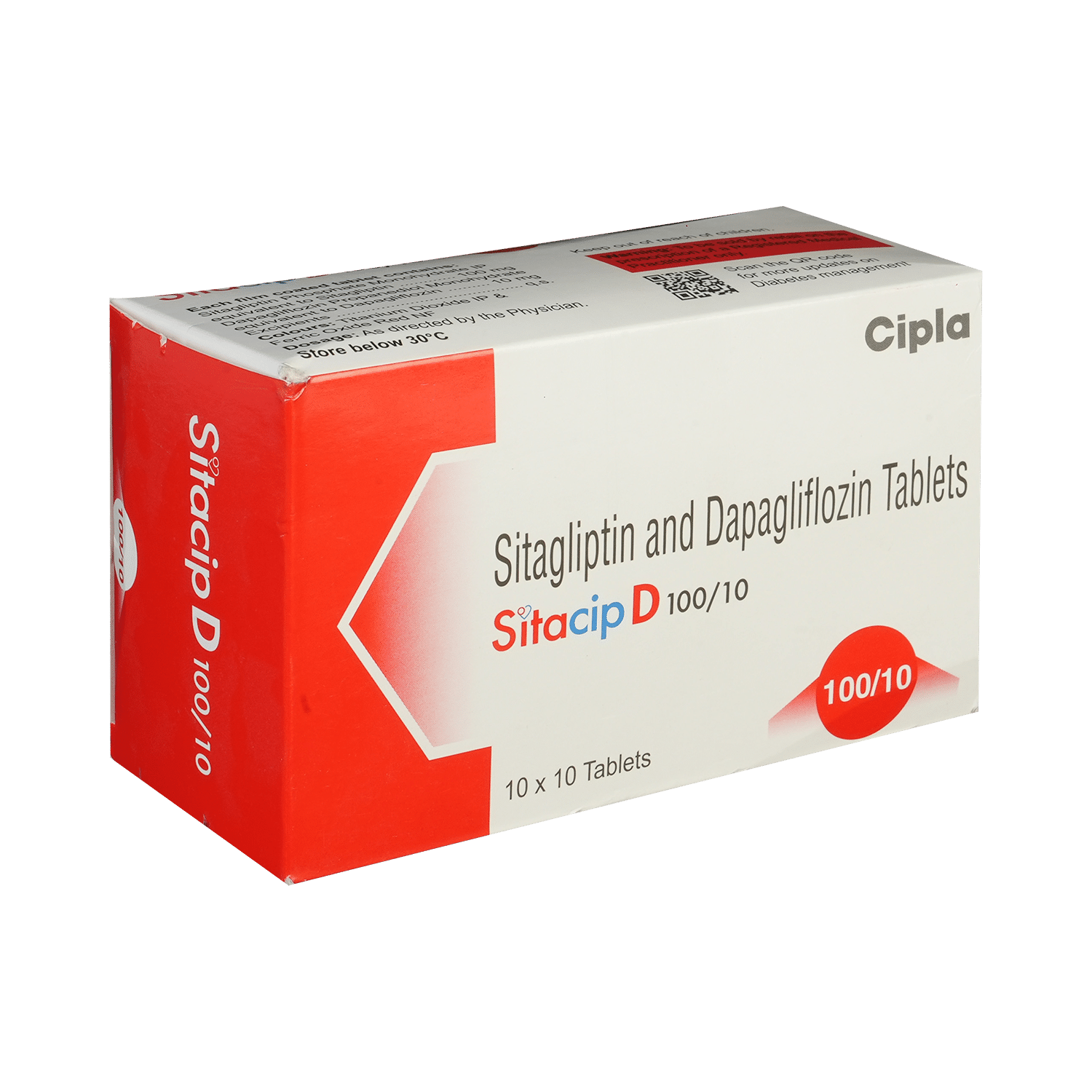 Sitacip D 10mg/100mg Tablet - Image 2