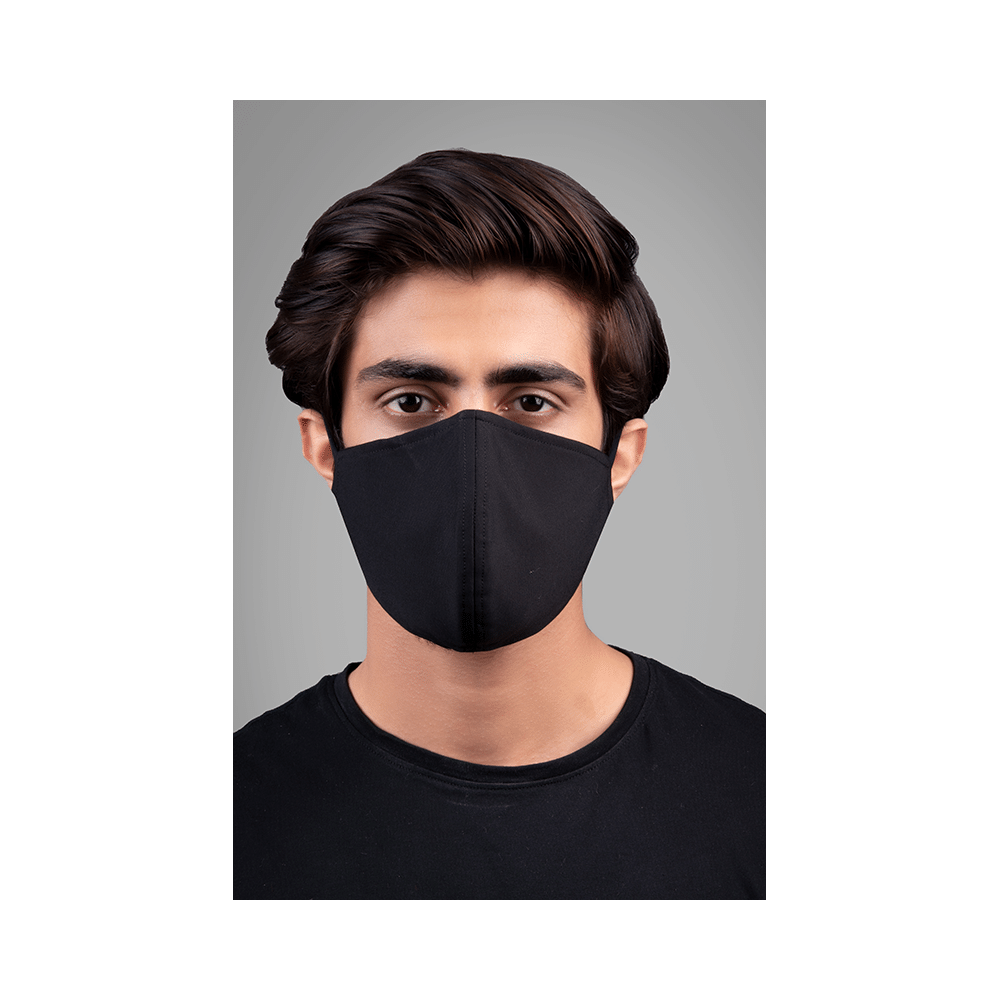 Nivedita Saboo Cares Large Classic-Midnight BreathSafe Protective Reusable Face Mask - Image 2