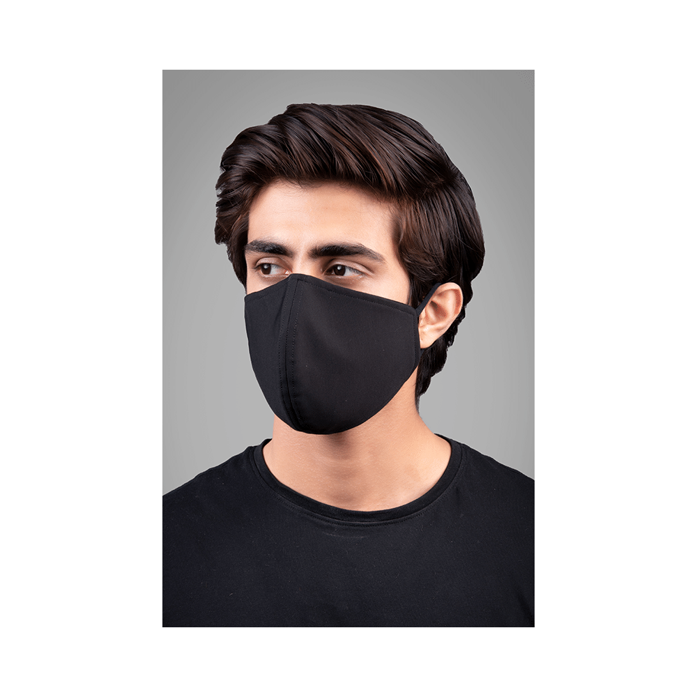 Nivedita Saboo Cares Large Classic-Midnight BreathSafe Protective Reusable Face Mask - Image 3