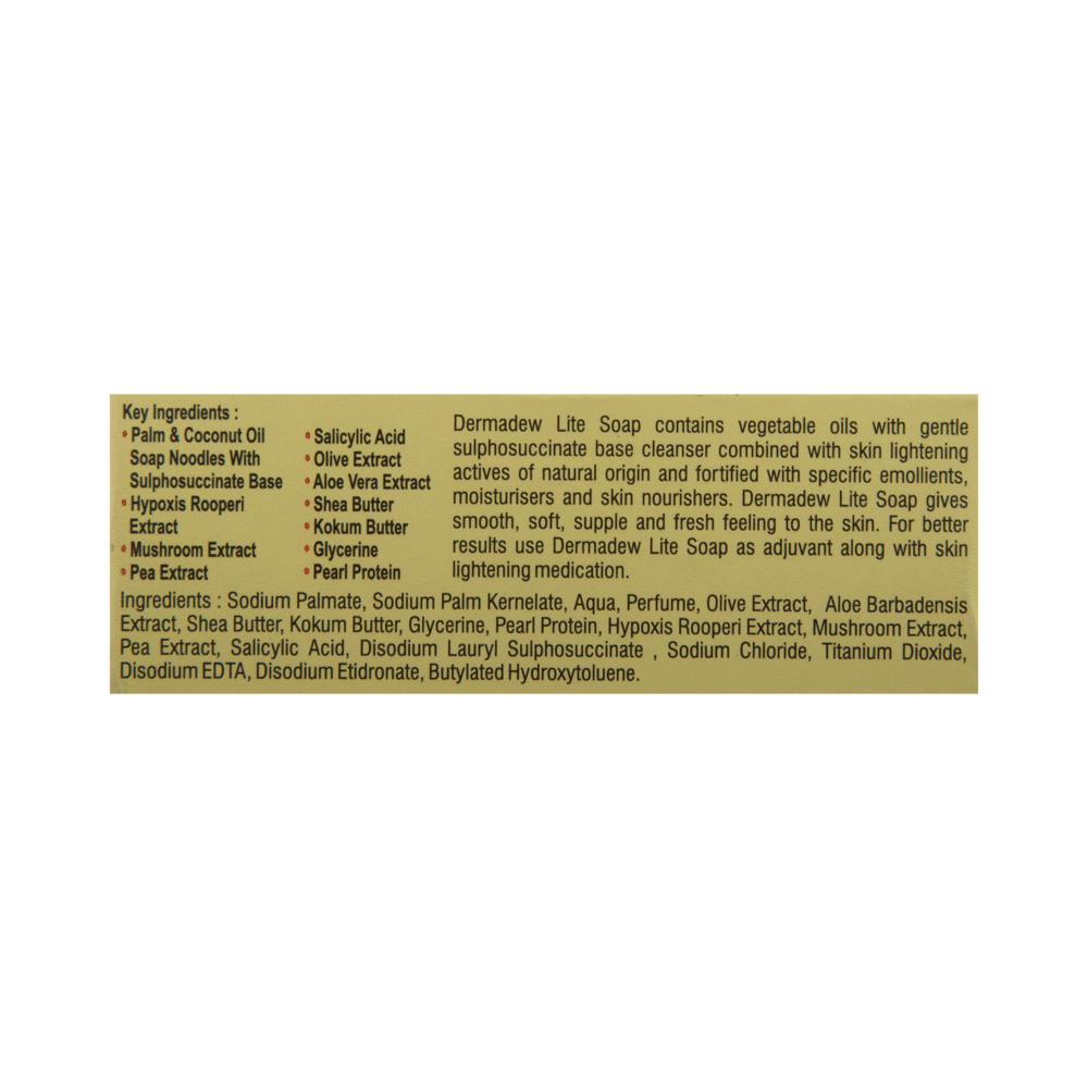 Dermadew Lite Soap | Nourishes & Moisturises Skin - Image 3