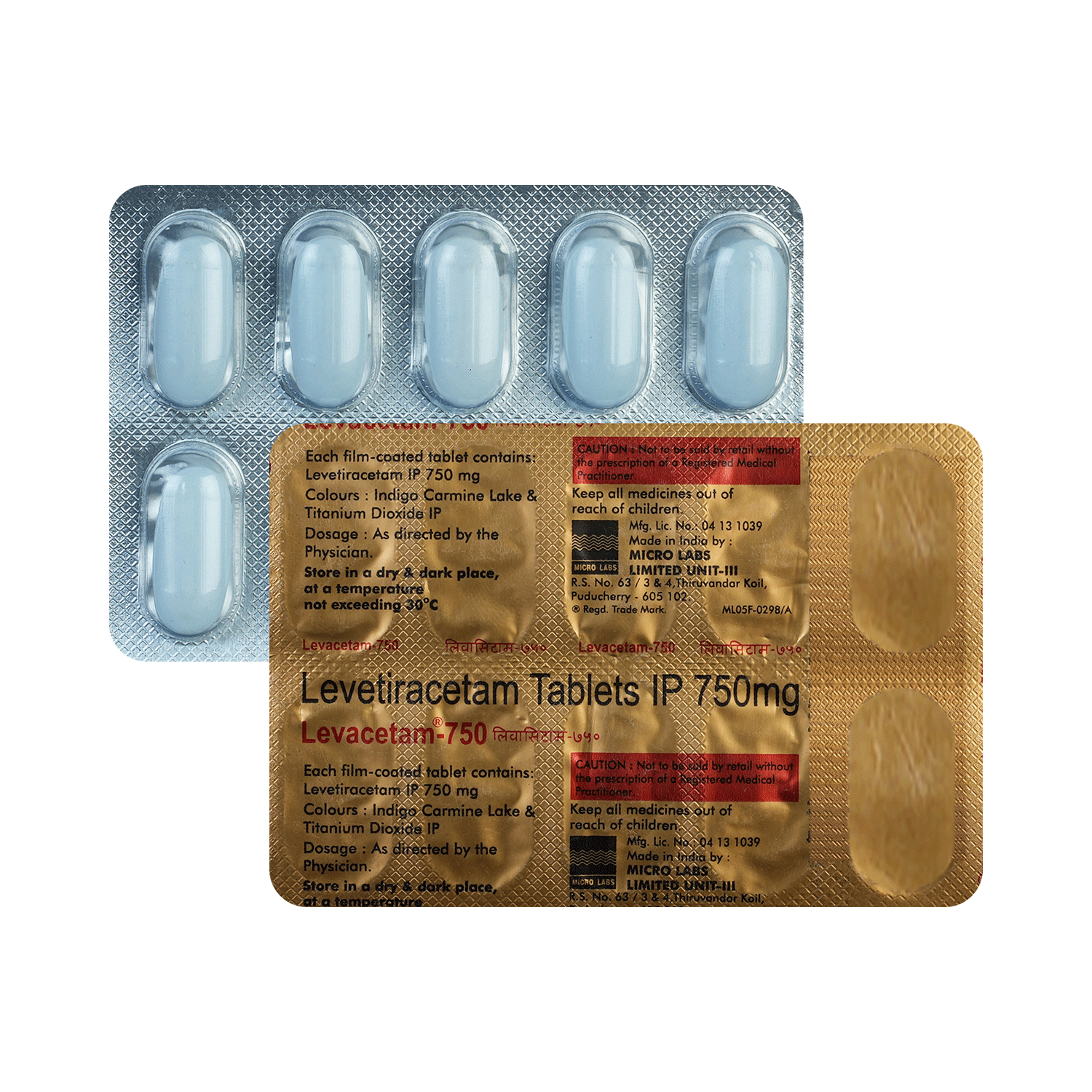 Levacetam 750mg Tablet