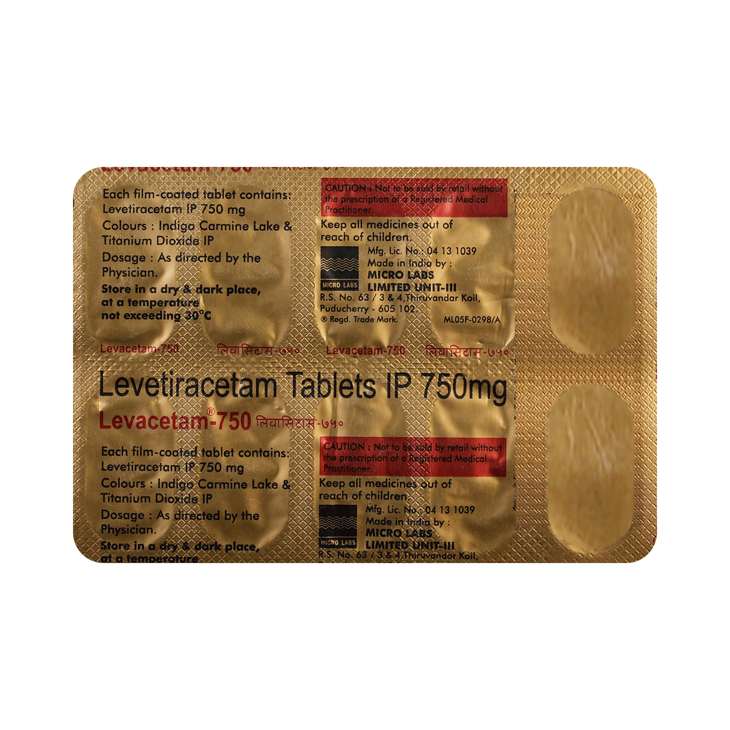 Levacetam 750mg Tablet - Image 3