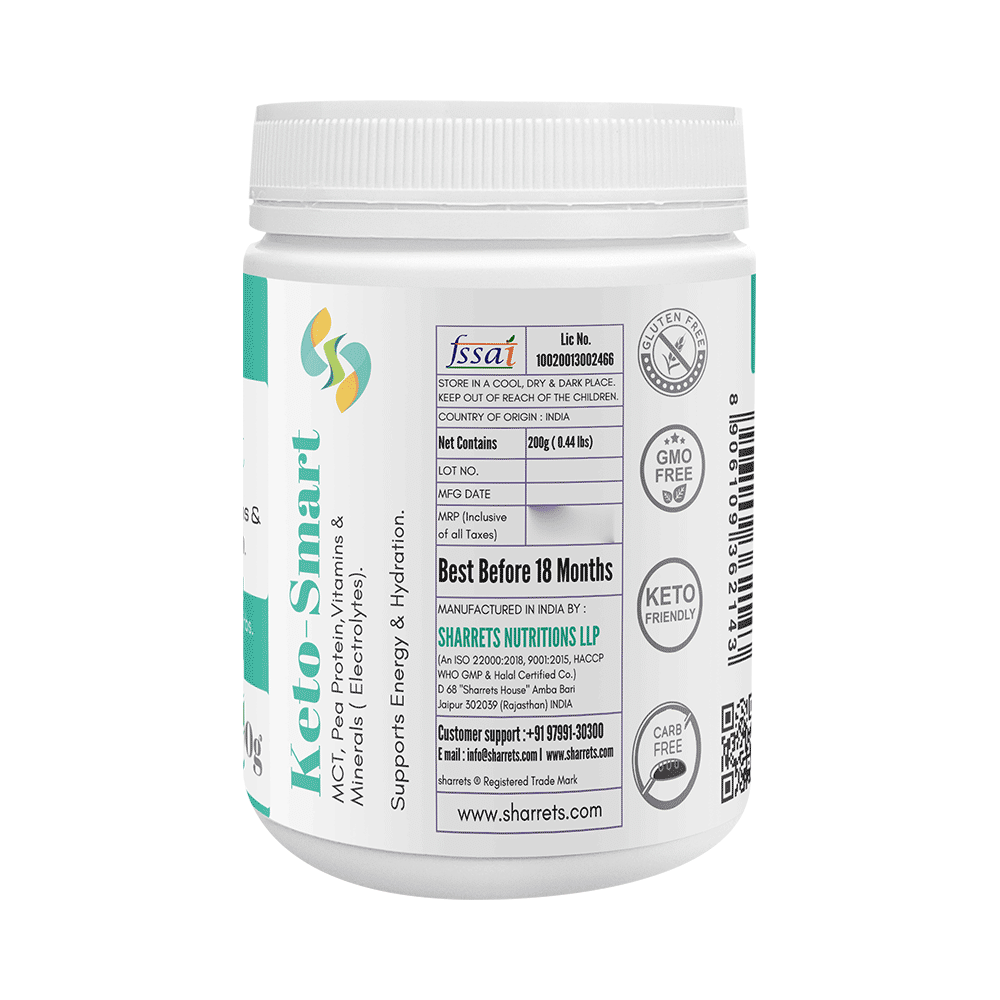 Sharrets Nutritions Keto-Smart Powder Unflavored - Image 2