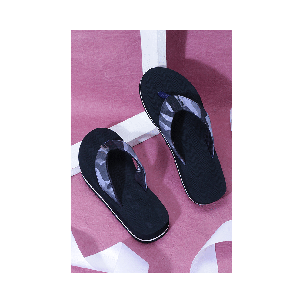 Doctor Extra Soft D 55 Camo Care Orthopaedic and Diabetic Adjustable Strap Super Comfort Flipflops for Men Navy 11 - Image 2