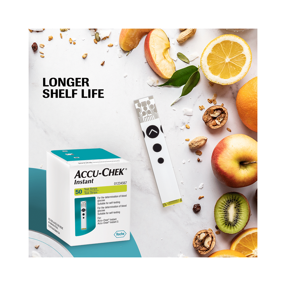 Accu-Chek Combo Pack of Instant 50 Test Strip & 2 Pack Softclix Lancet (25 Each) - Image 7