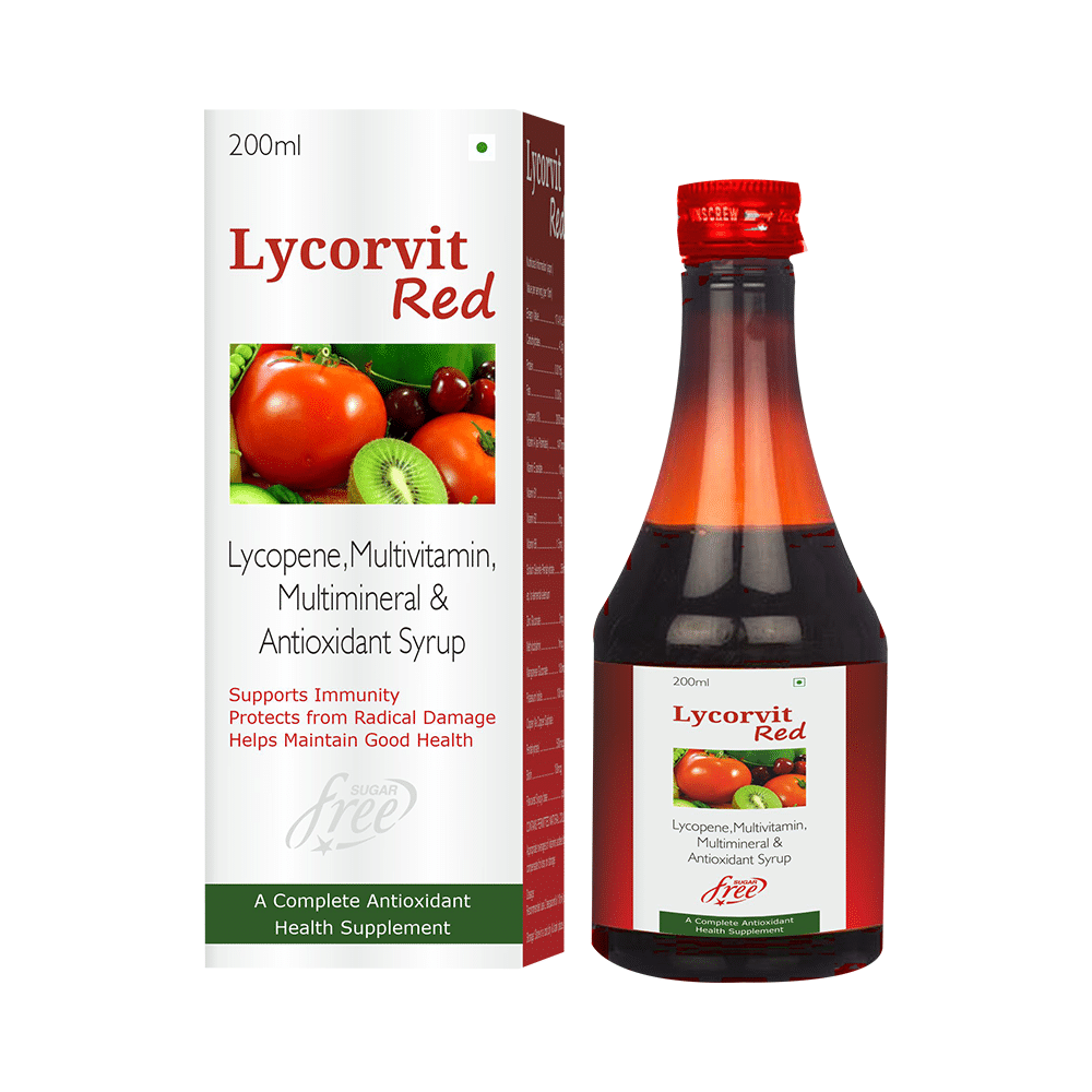 Lycorvit Red Syrup Sugar Free - Image 3