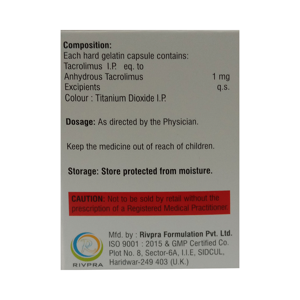 Tacroriv 1mg Capsule - Image 2