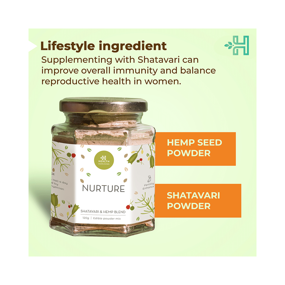 Health Horizons Shatavari & Hemp Blend Edible Powder Mix - Image 3