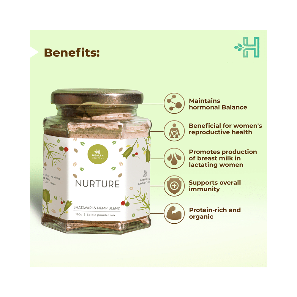 Health Horizons Shatavari & Hemp Blend Edible Powder Mix - Image 2