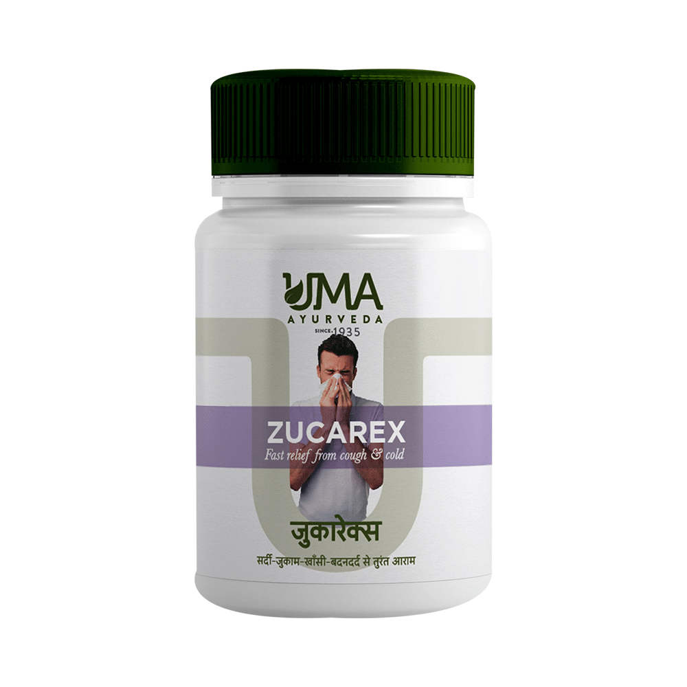 Uma Ayurveda Zucarex Tablet for Fast Relief from Cough & Cold