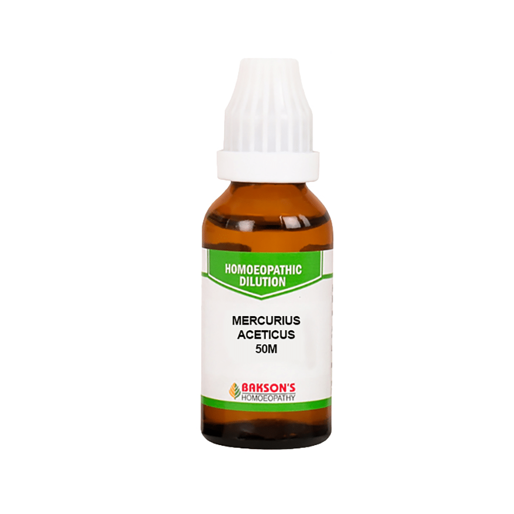 Bakson's Homeopathy Mercurius Aceticus Dilution 50M - Image 2