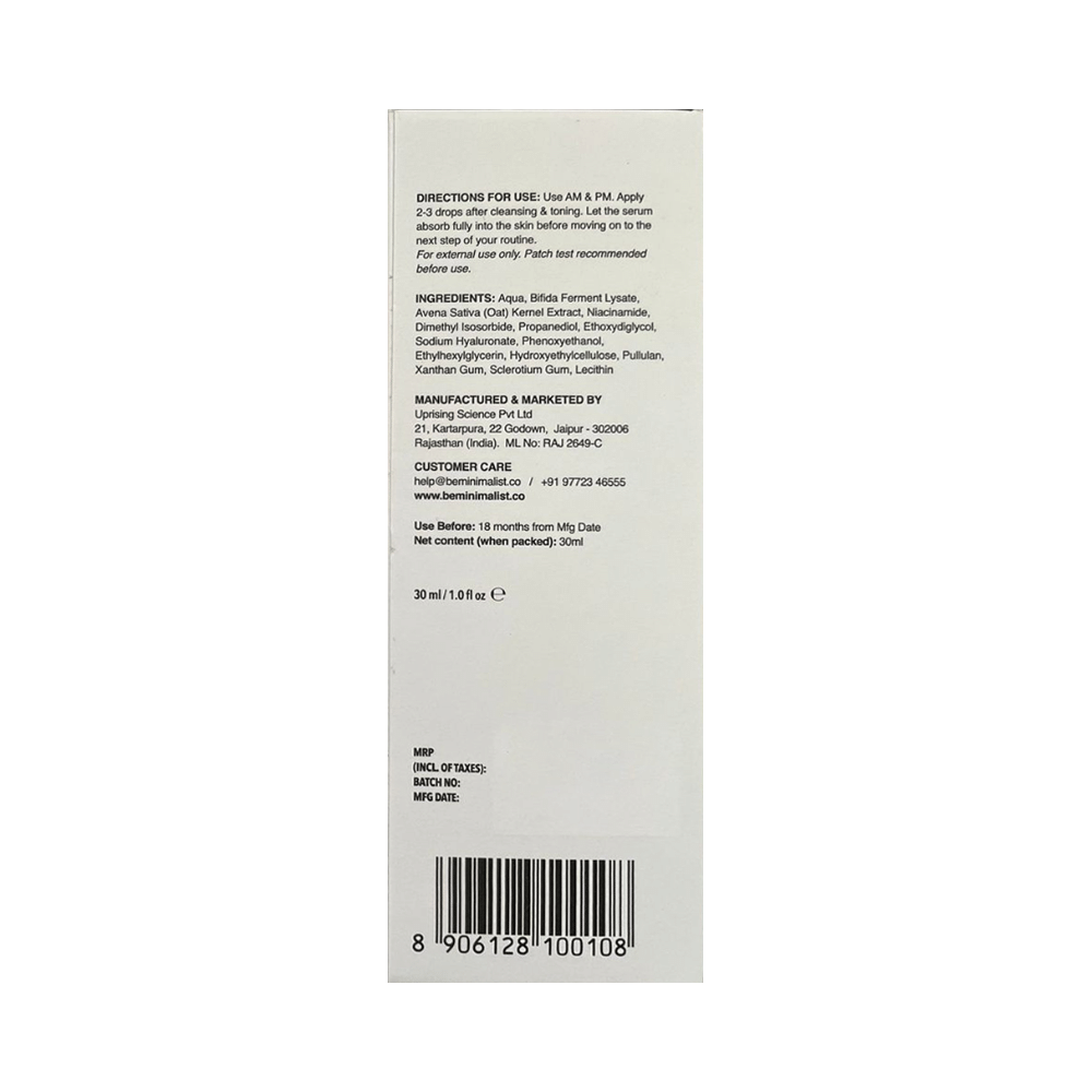 Minimalist 05% Niacinamide Face Serum | Reduces Dullness and Acne Spots - Image 4