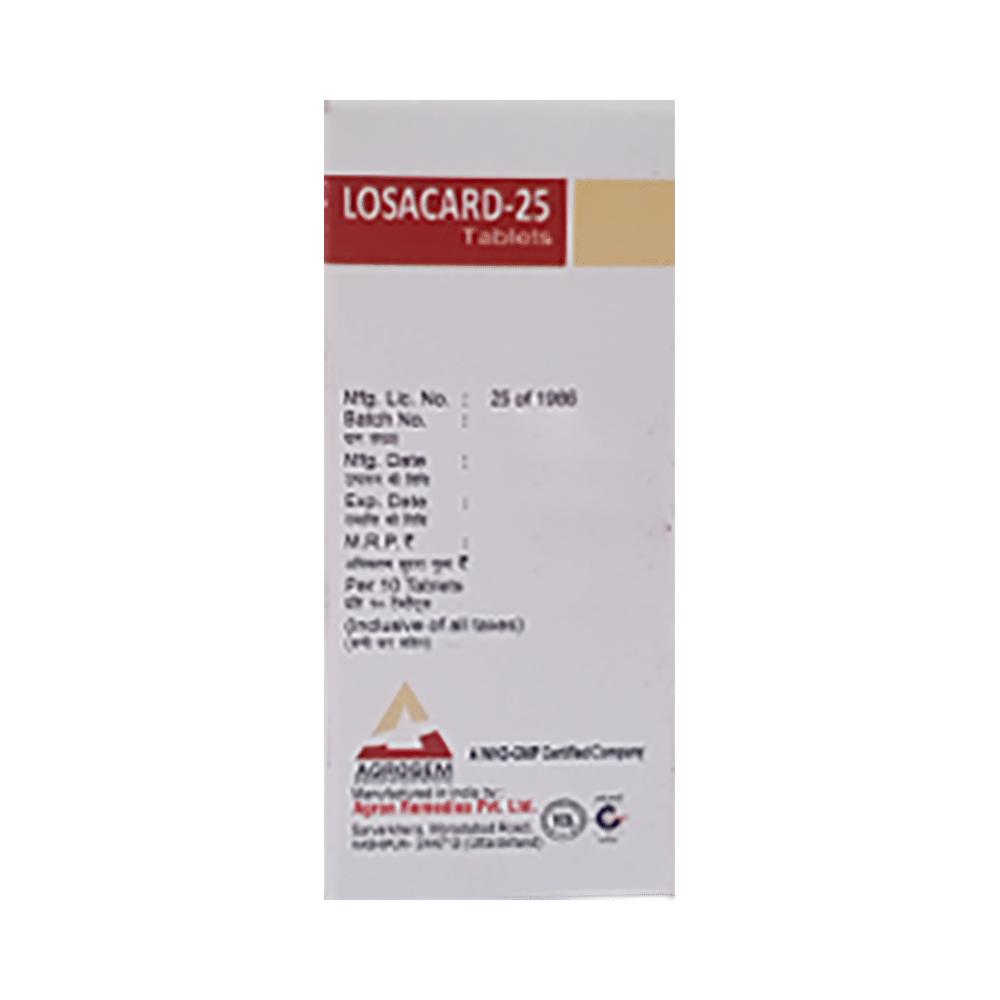Losacard 25 Tablet - Image 3