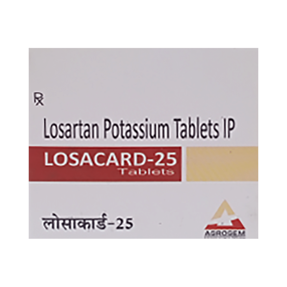 Losacard 25 Tablet - Image 1