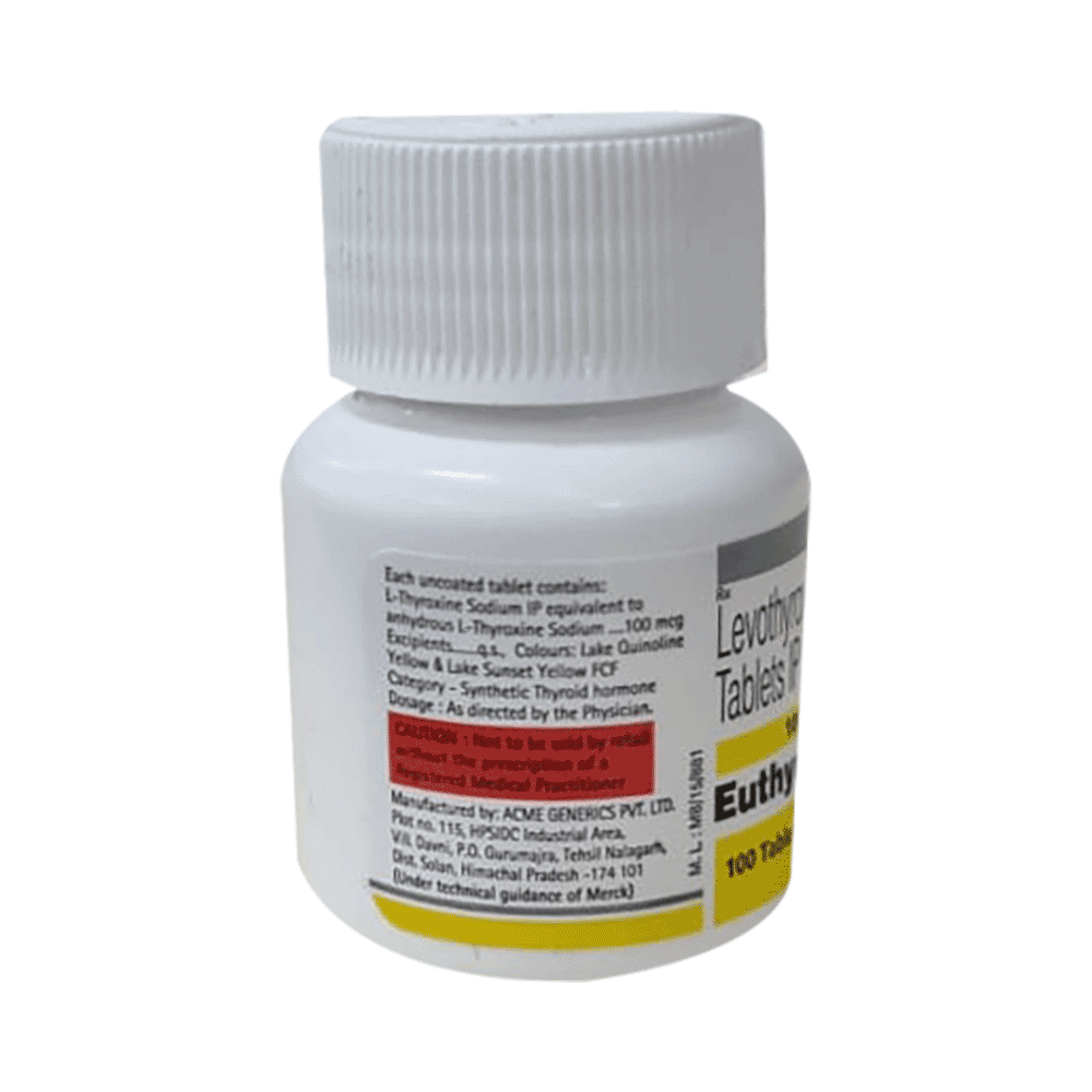 Euthyrox 100 Tablet - Image 2