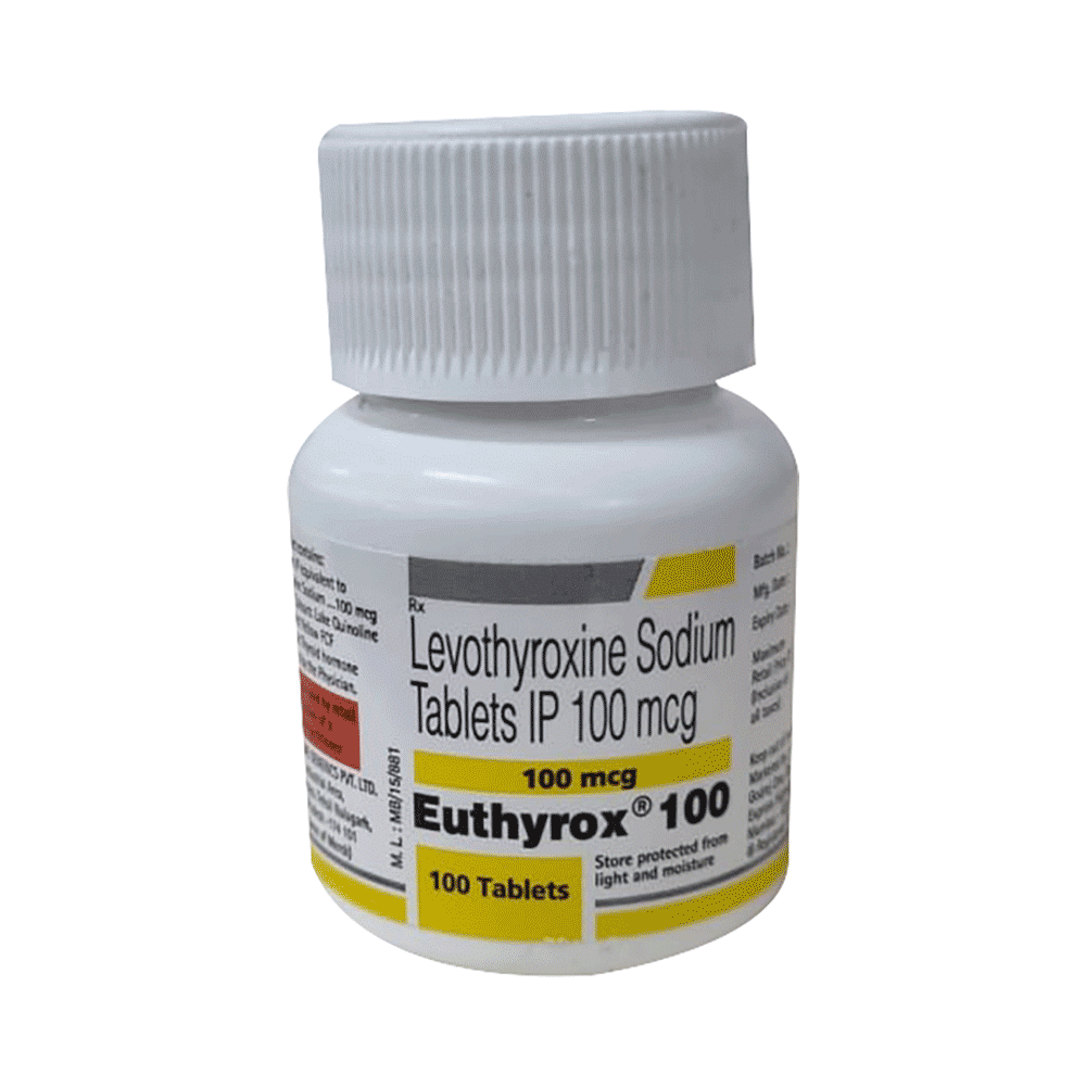 Euthyrox 100 Tablet - Image 1