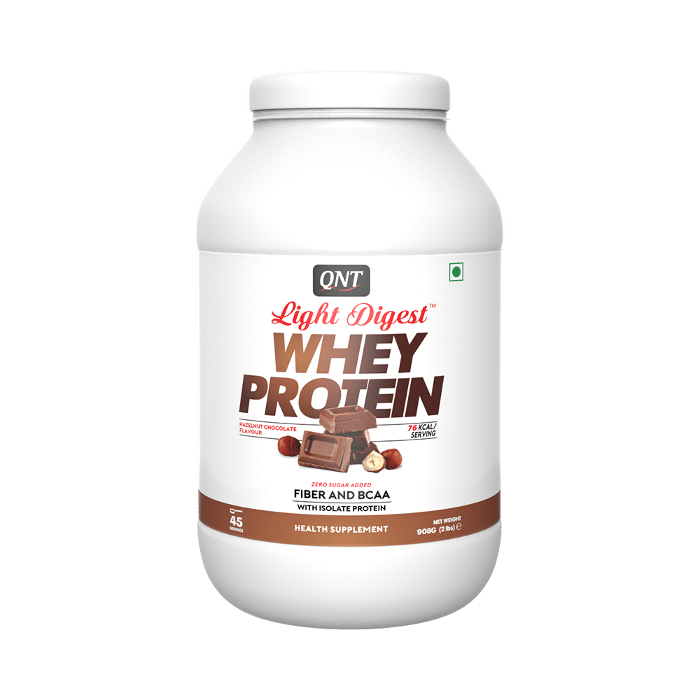 QNT Light Digest Whey Protein Hazelnut Chocolate - Image 1