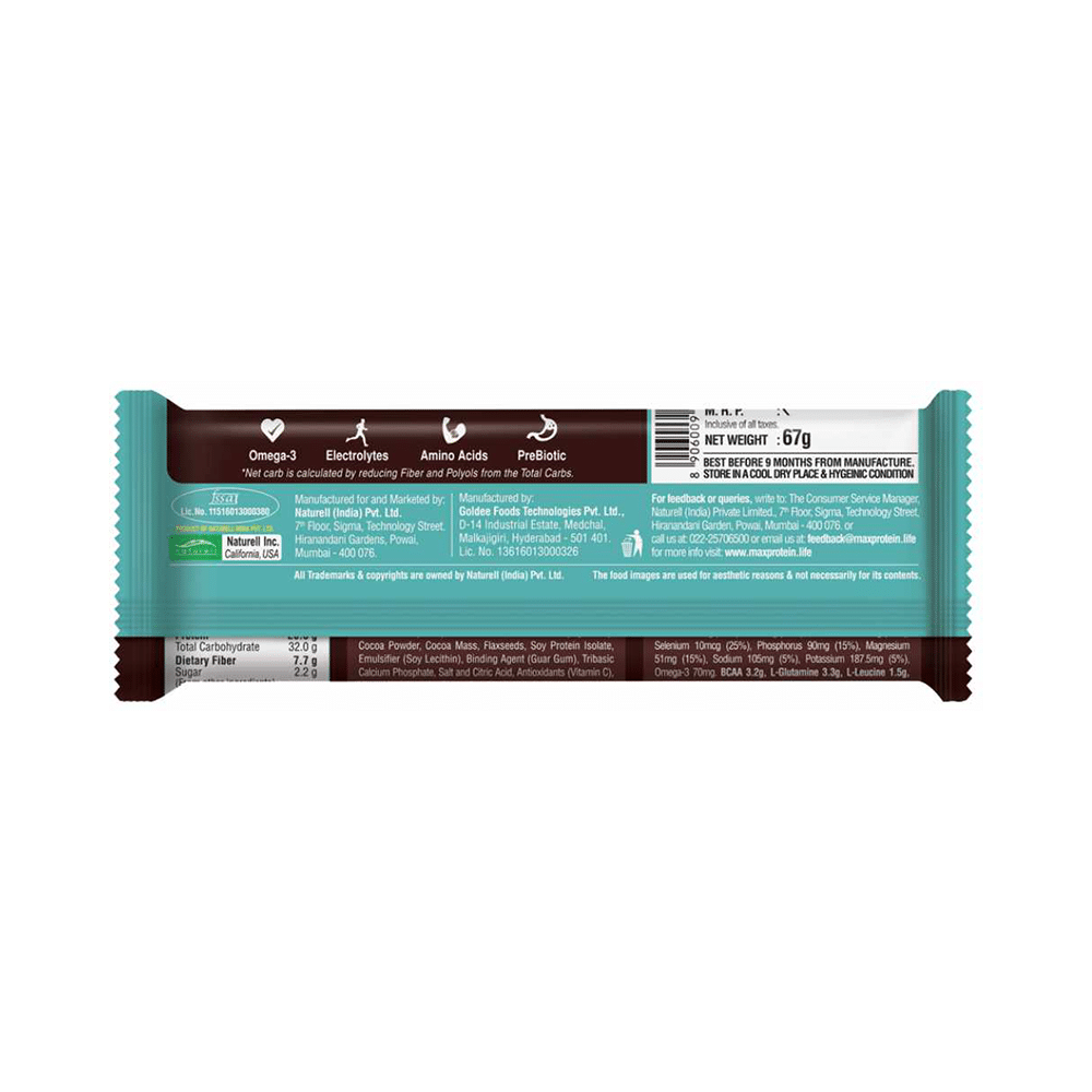 RiteBite Max Protein Active 20g Protein Bar Choco Slim - Image 2