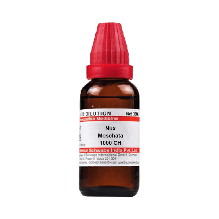 Dr Willmar Schwabe India Nux Moschata Dilution 1000 CH - Image 1