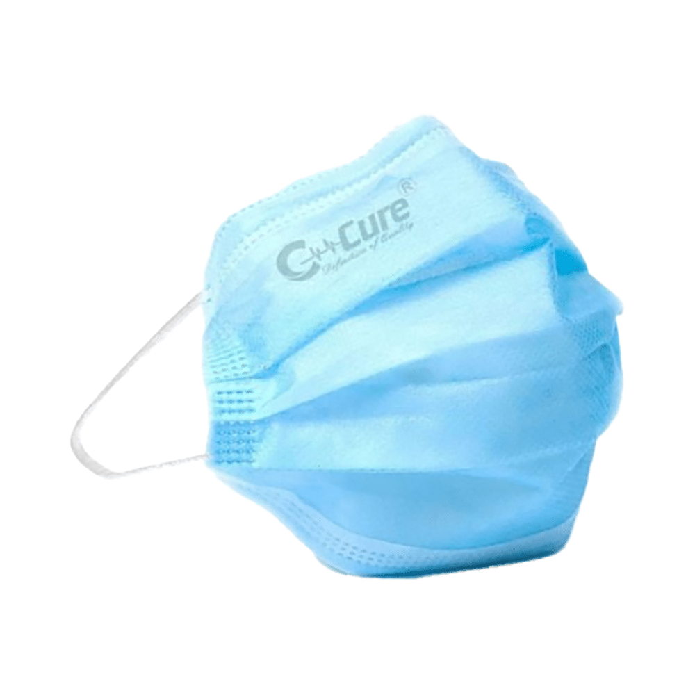 C Cure 3 Ply Anti Pollution Disposable Face Mask (10 Each) Blue - Image 4