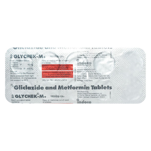 Glychek-M 40/500 Tablet