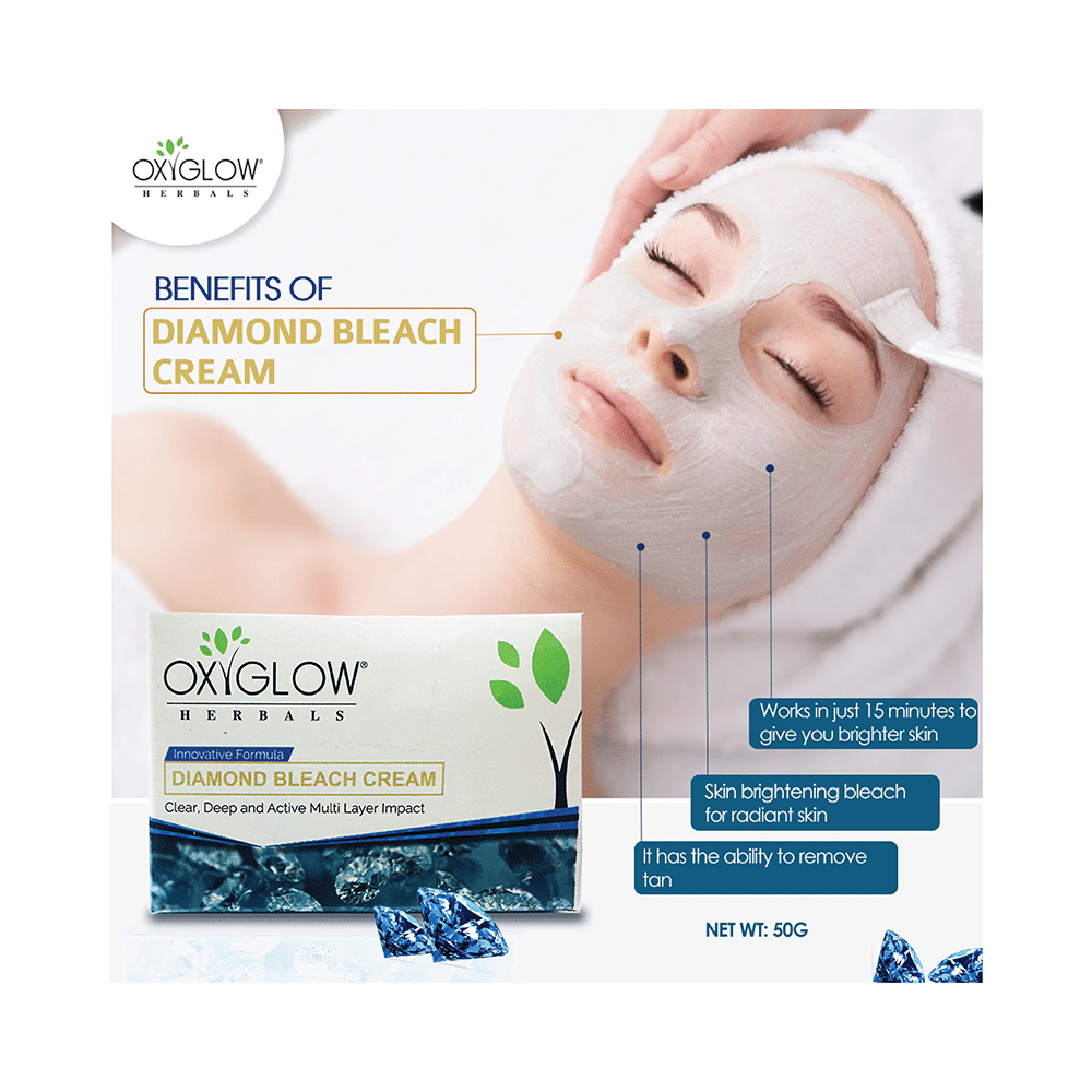 Oxyglow Herbals Diamond Bleach Cream - Image 6