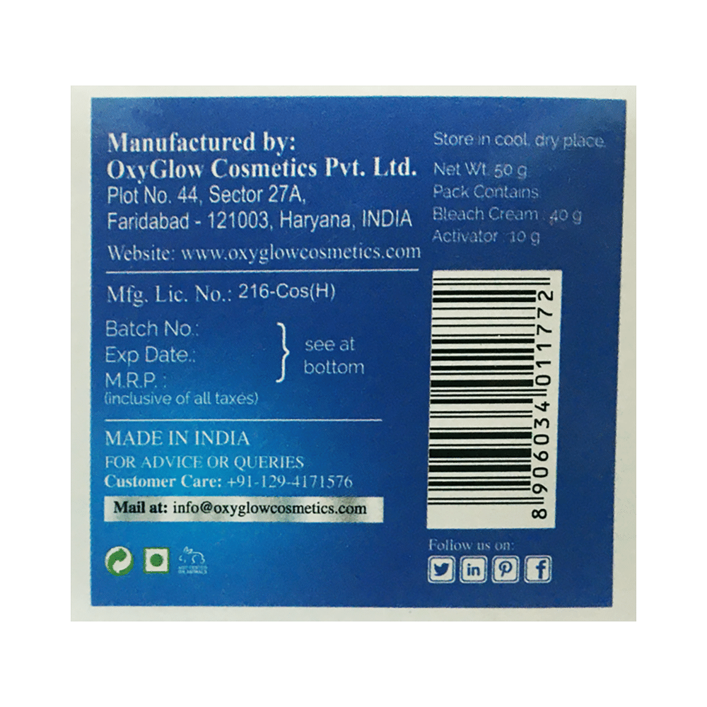 Oxyglow Herbals Diamond Bleach Cream - Image 2