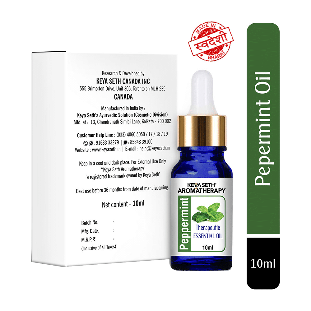 Keya Seth Aromatherapy Therapeutic Essential Oil Peppermint - Image 2