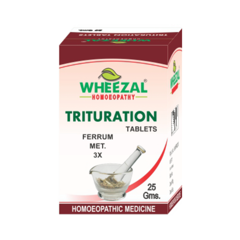 Wheezal Ferrum Met. Trituration Tablet 3X