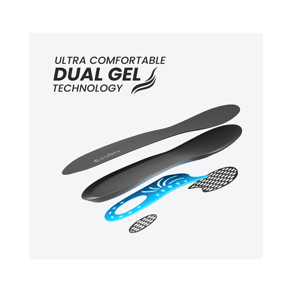 Frido Dual Gel Insoles UK 5-9 - Image 3