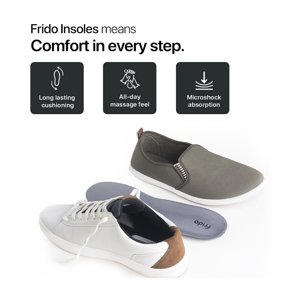 Frido Dual Gel Insoles UK 5-9 - Image 5