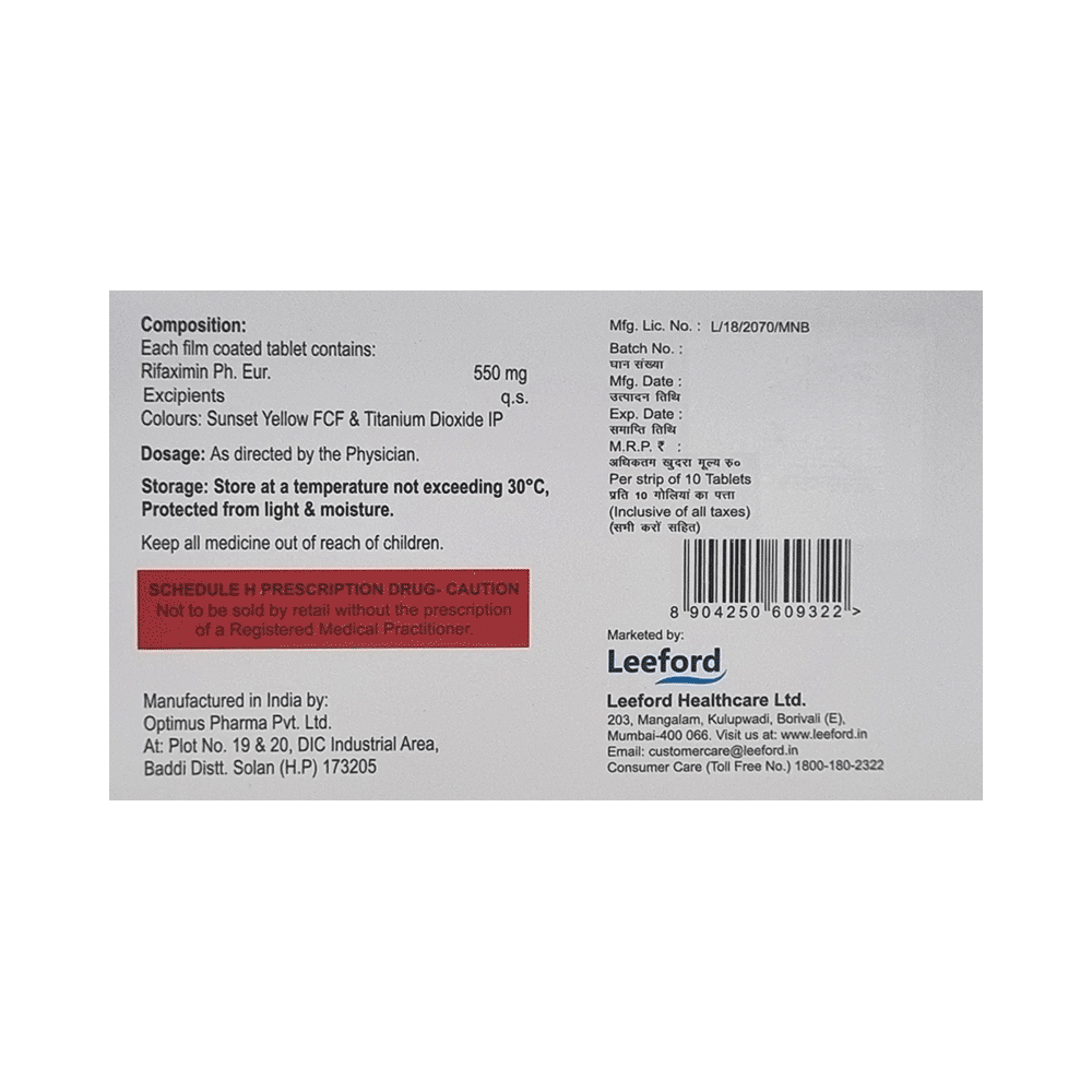 Rexigut 550mg Tablet - Image 2