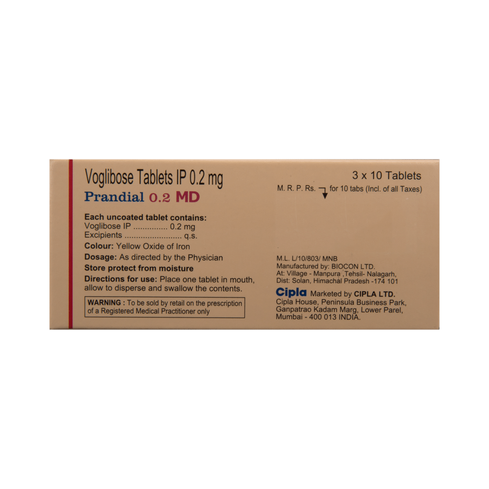 Prandial 0.2 MD Tablet - Image 3