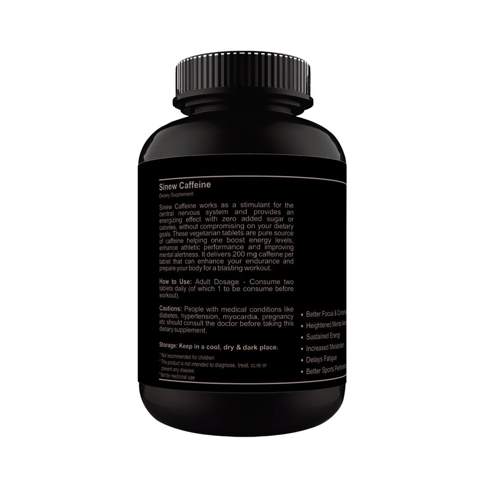 Sinew Nutrition Caffeine 200mg Tablet - Image 3