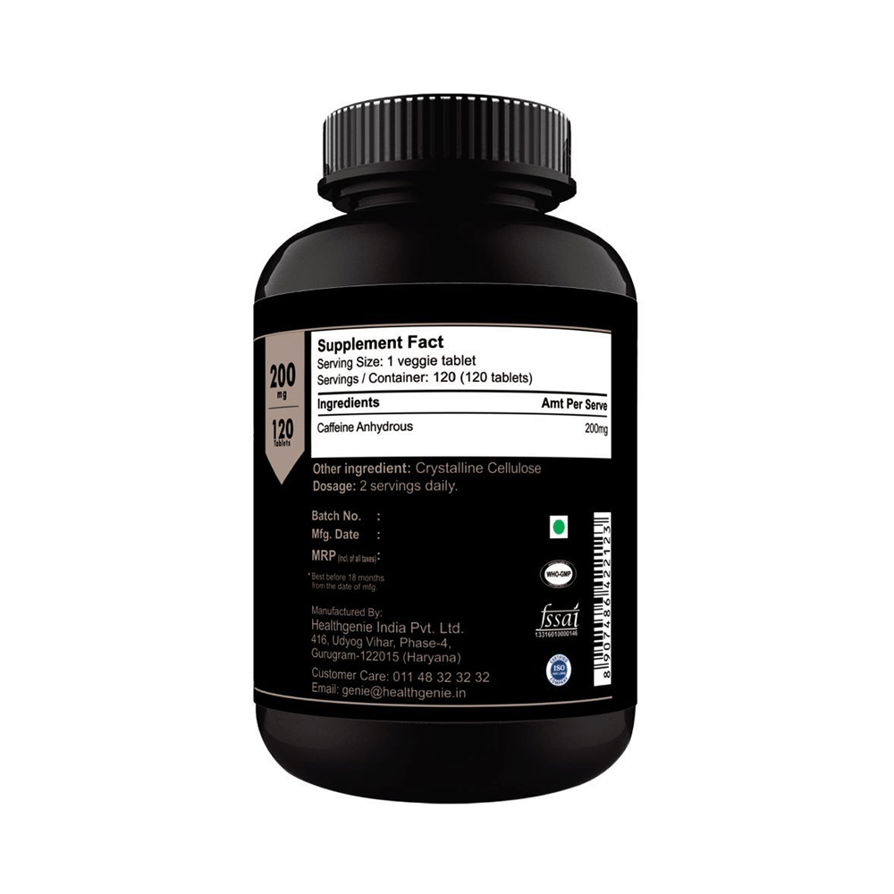 Sinew Nutrition Caffeine 200mg Tablet - Image 2