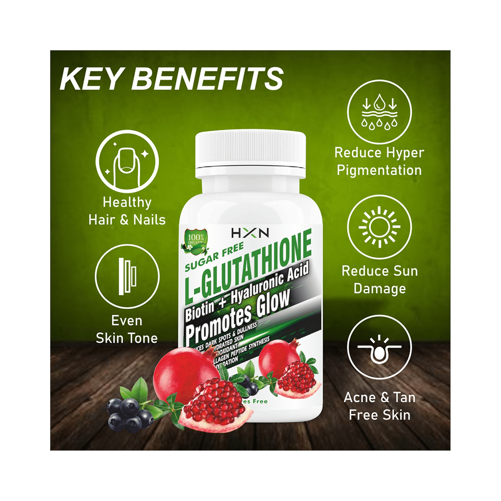 HXN Sugar Free L-Glutathione Tablet (60 Each) - Image 5
