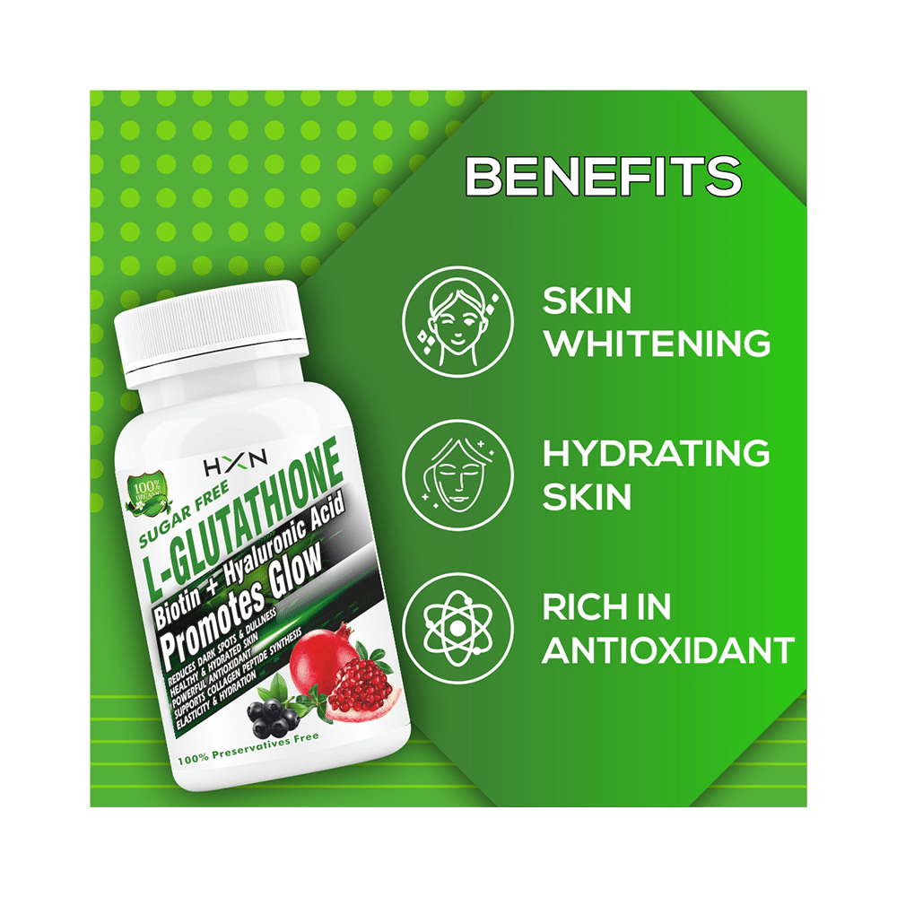 HXN Sugar Free L-Glutathione Tablet (60 Each) - Image 8