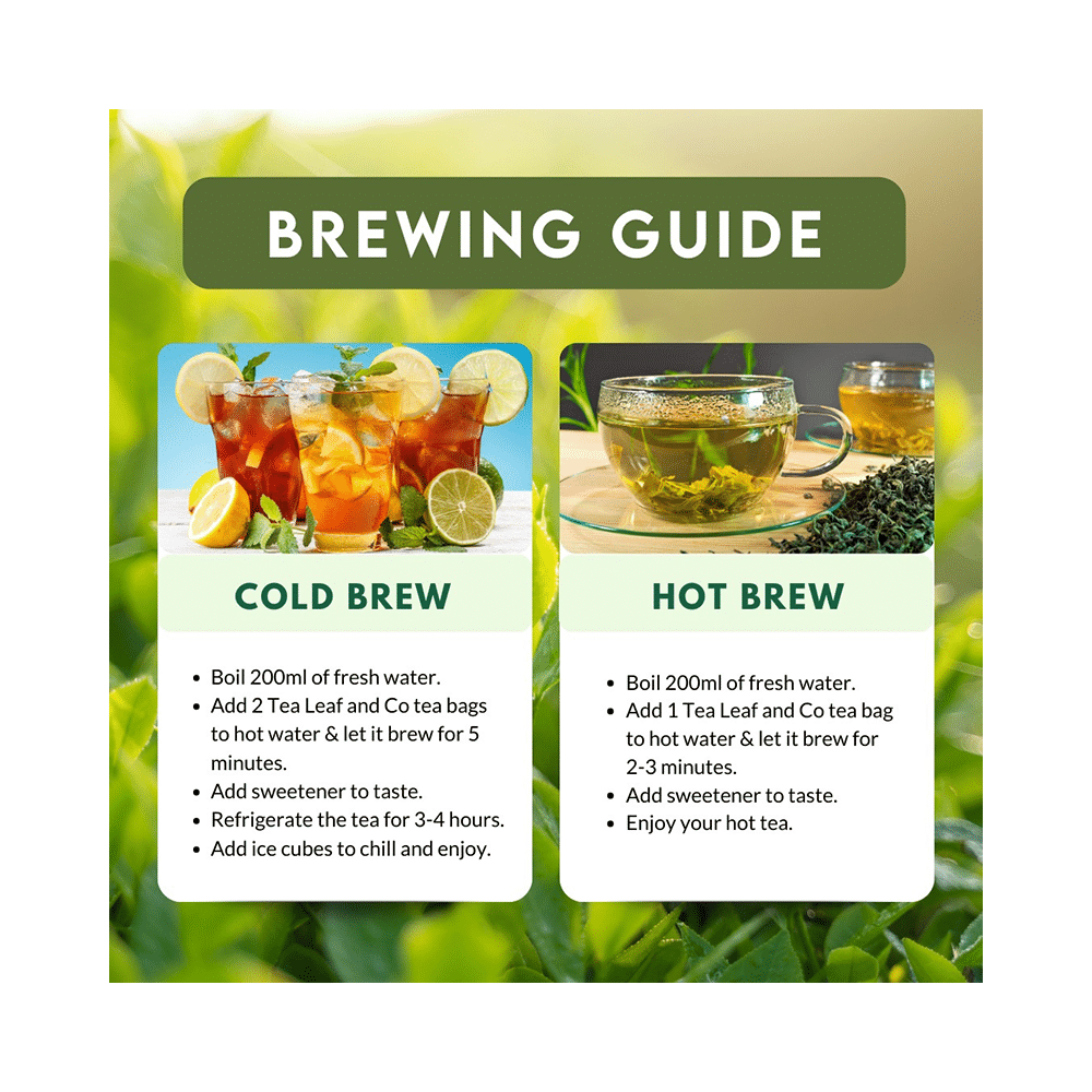 Tea Leaf & Co Mint Green Tea (2gm Each) - Image 5