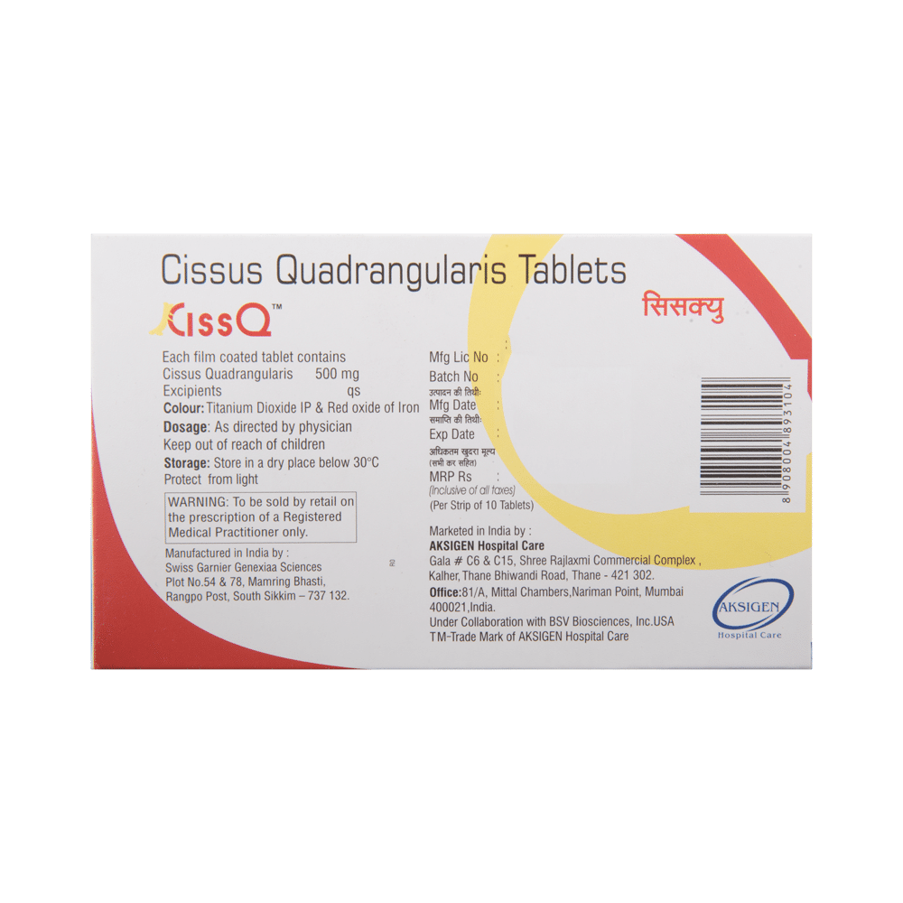 Ciss Q Cissus Quadrangularis Tablet - Image 3