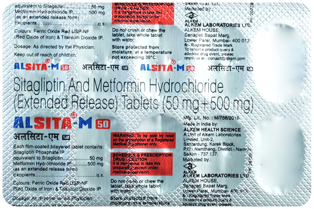 Alsita M 50 Tablet - Image 2