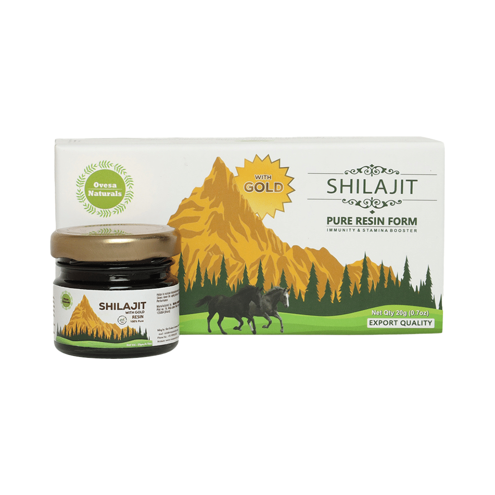 Ovesa Naturals Shilajit Pure Resin with Gold - Image 1